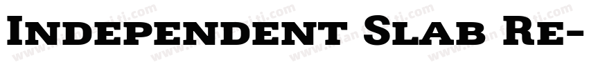 Independent Slab Re字体转换